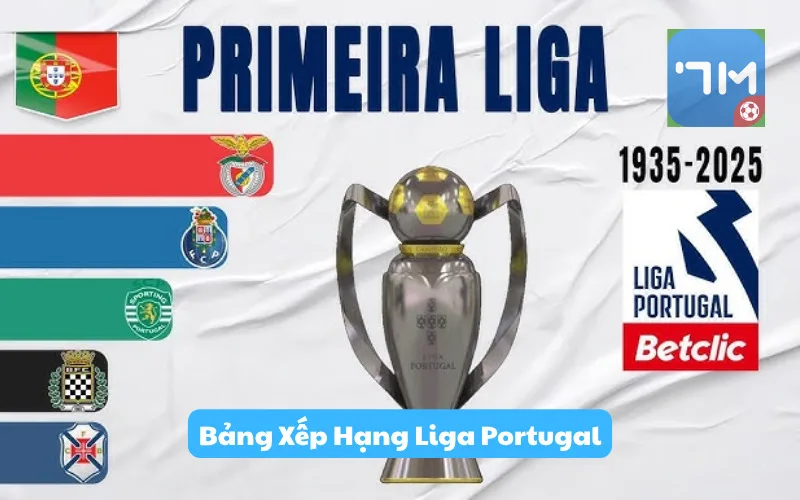 Bảng Xếp Hạng Liga Portugal 2026: Thứ Hạng Giải Bóng Đá Bồ Đào Nha